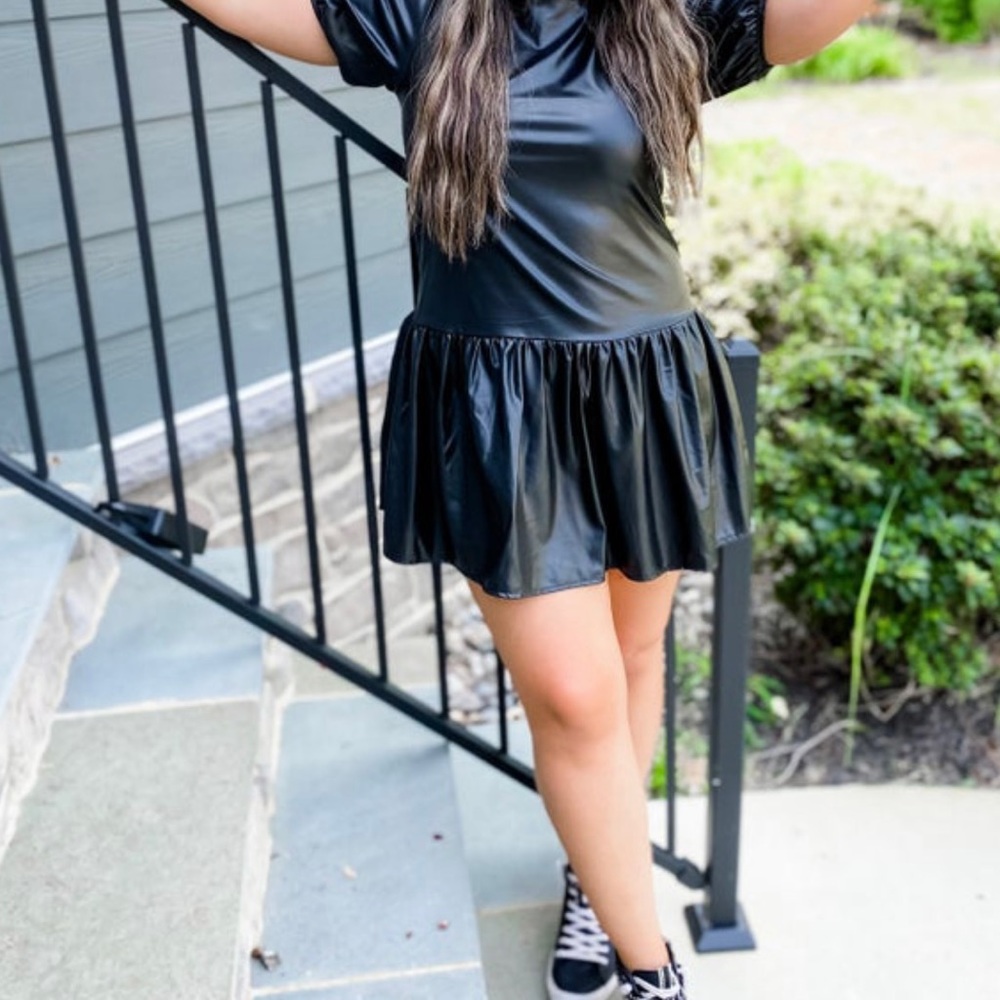 Pleather dress